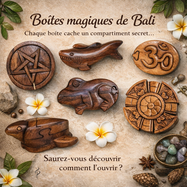 Boîtes magiques de Bali