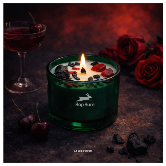 Bougie Fleur Magique en Cristal - Le Diable