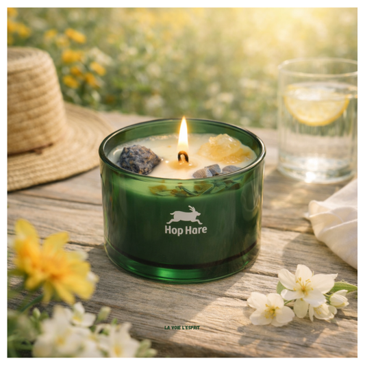 Bougie Fleur Magique Cristal  - Le Soleil