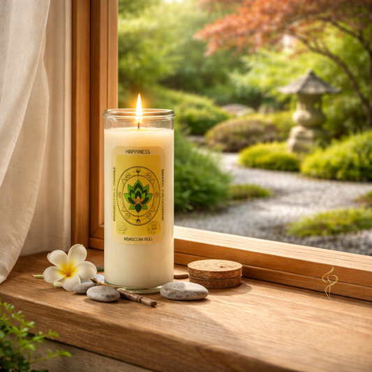 Bougie rituelle – Bonheur