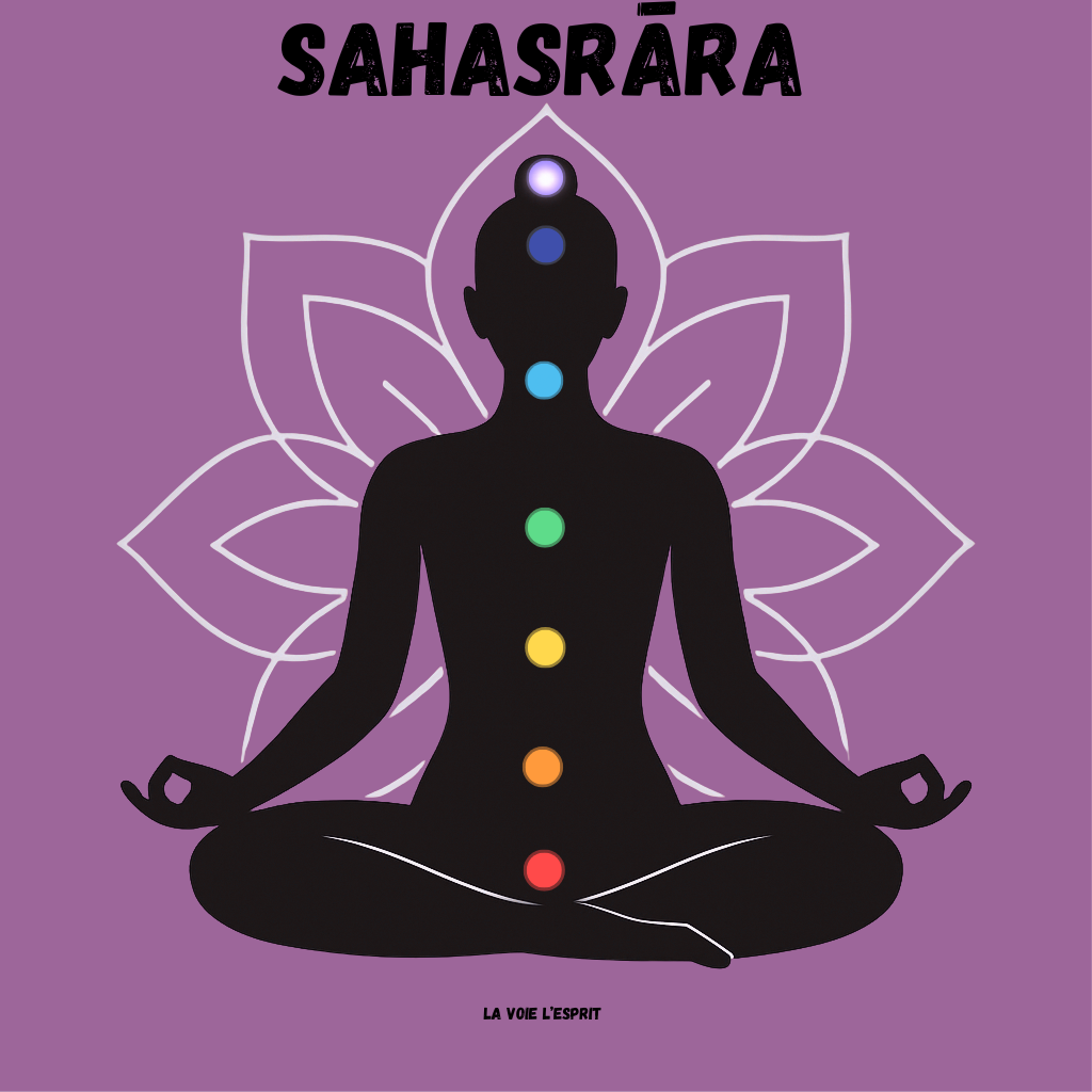 Bougie chakra cristaux – Chakra Couronne (Sahasrara)