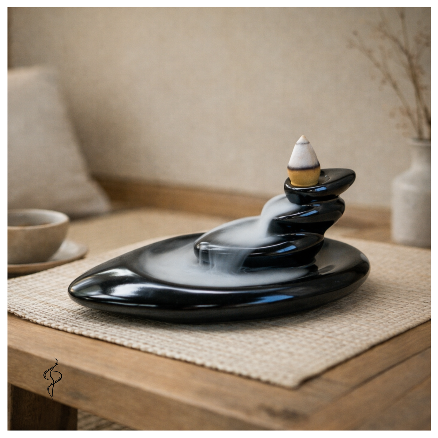 Brûleur d’encens à reflux – Petits cailloux