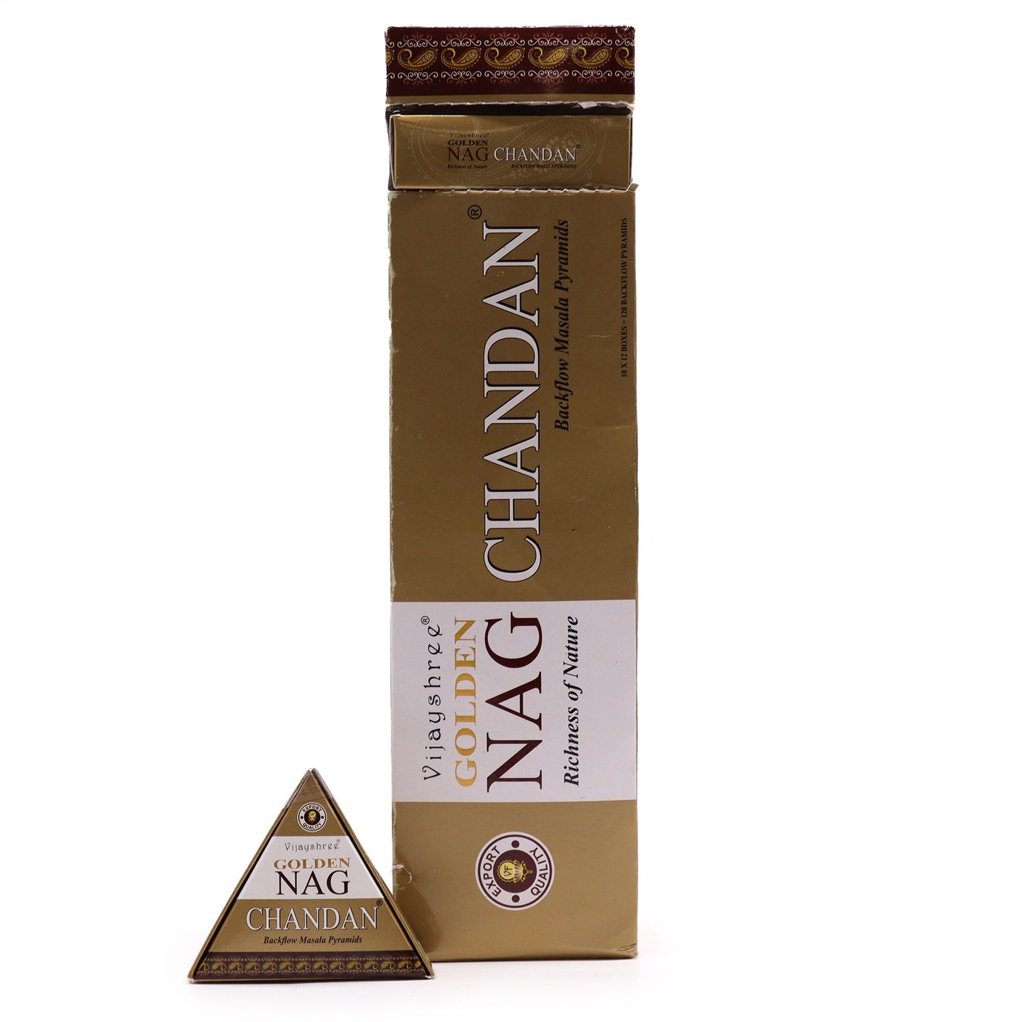 Cônes d’encens à reflux Golden Nag – Chandan