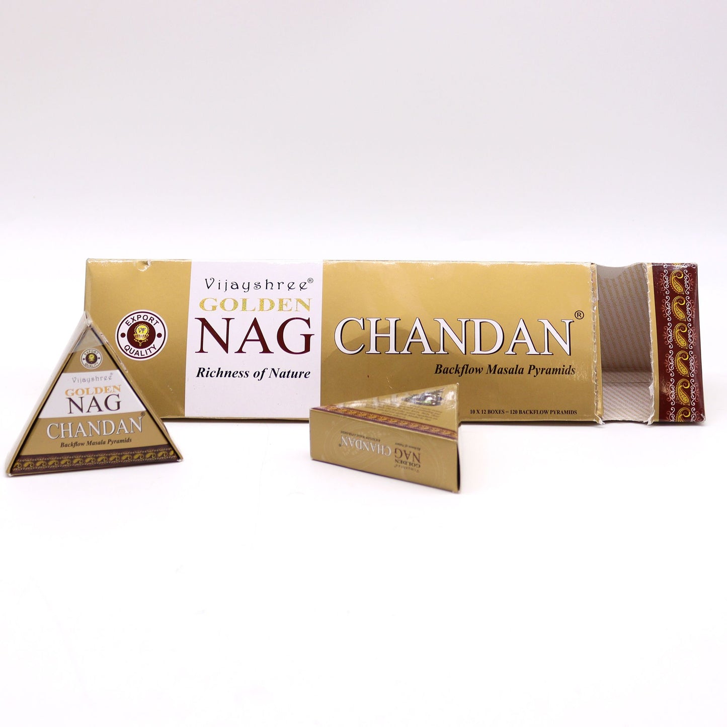 Cônes d’encens à reflux Golden Nag – Chandan