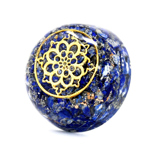 Bloc énergétique en orgonite – Dôme lapis-lazuli
