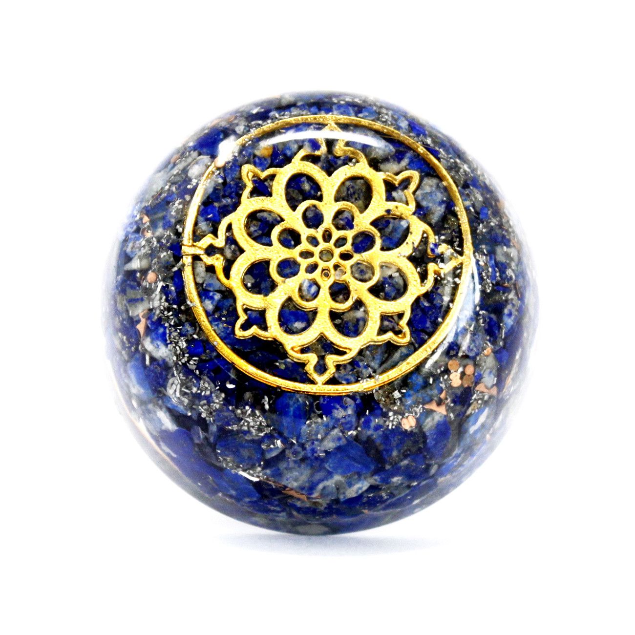 Bloc énergétique en orgonite – Dôme lapis-lazuli
