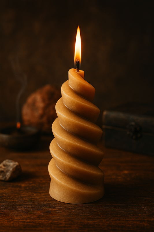 Bougie Spirale Naturelle